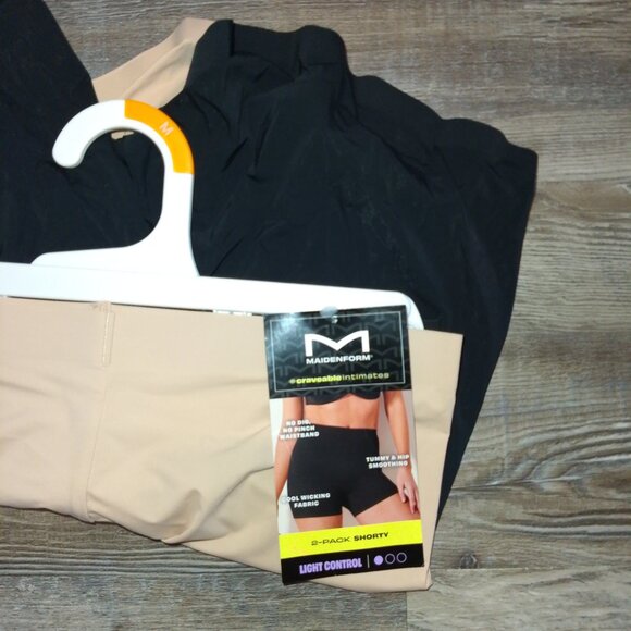 🔥 Smooth & Sleek: Maidenform 2-Pack Shapewear Shorts – Light Control 🔥 - Picture 5 of 5